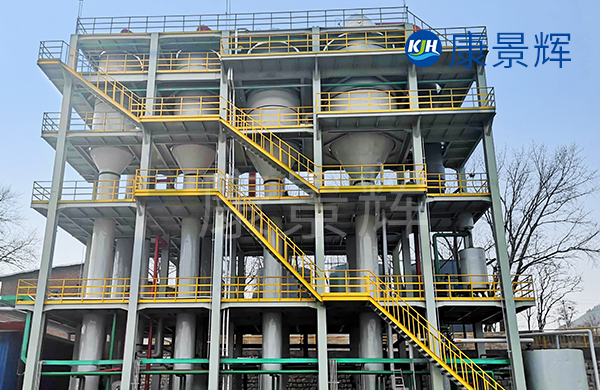 500t/d橡胶助剂M水四效蒸发结晶系统
